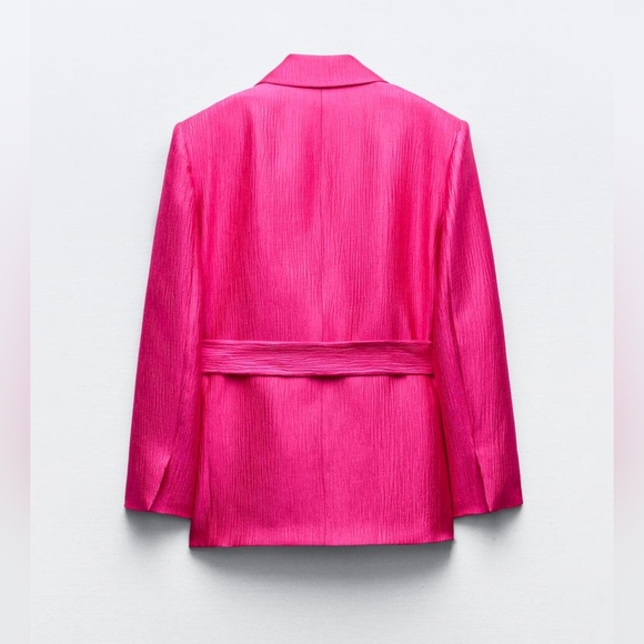 Zara x Barbie Limited Edition Belted Blazer NWT - Picture 4 of 6